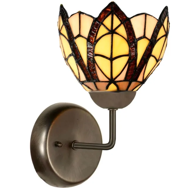 Coloured by Art Tiffany Wandarmatuur Flow Souplesse Small - Art Deco Trade Bruin