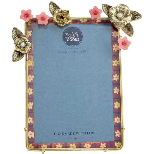 Doing Goods Amber Wild Flower Fotolijst - Groot Roze