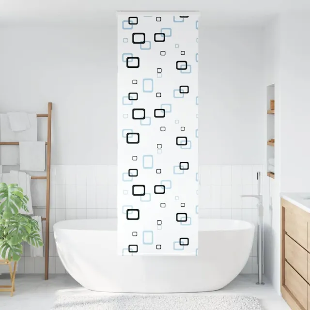 vidaXL Doucherolgordijn met cassette 60x240 cm stofbreedte 56 cm meerkleurig