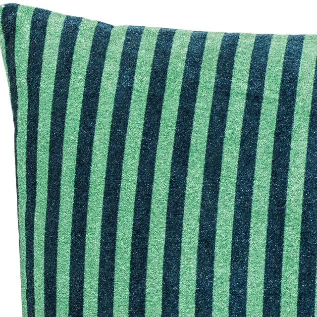Bloomingville Kussen viscose groen Adia 50x50cm [gid://shopify/Metaobject/303100625231,gid://shopify/Metaobject/307234865487]