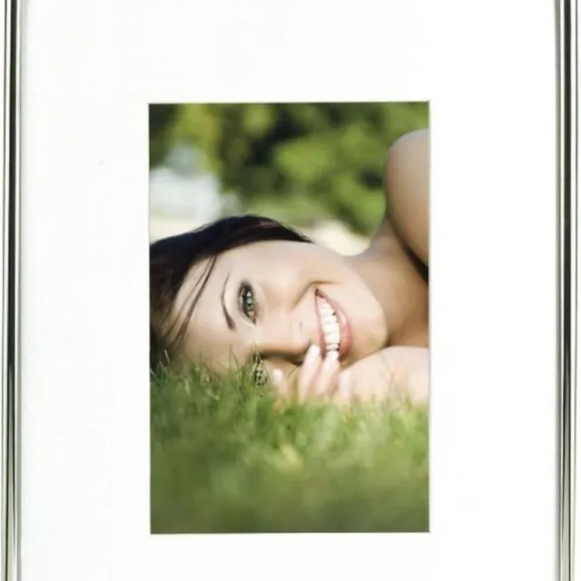 Goldbuch GOL-960042 Fine fotolijst 10x15 met passe-partout Zilver