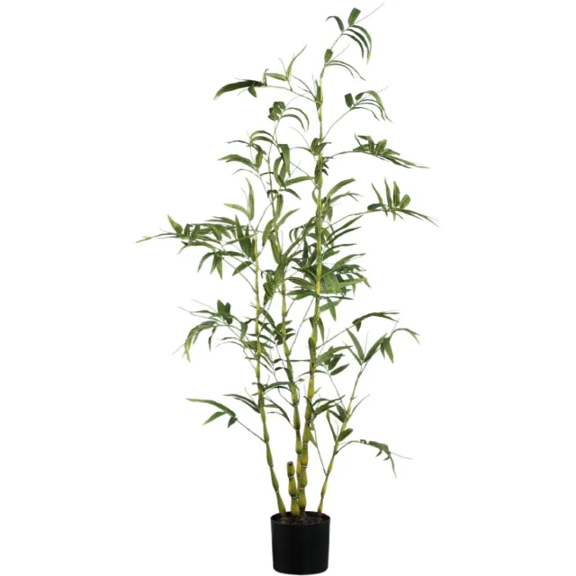 PTMD Kunstplant Bamboe - 135x80x150 cm - Bamboe - Groen