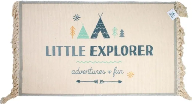 Home Deco Kids Vloerkleed - Little Explorer - 50x80 cm Beige