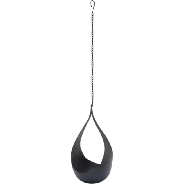 Branded by Hangende deco drup - Herfst - waxinelichthouder - waxinelichtjes decoratieve accessoires - plantenhanger - zwart