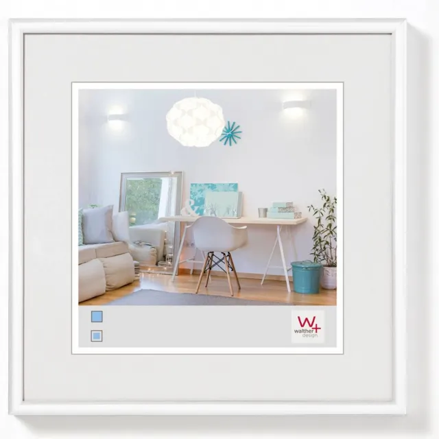 Walther New Lifestyle - Kunststof lijst - Fotoformaat 15x15 cm - Wit