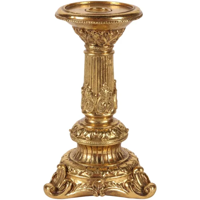 Baroque Kandelaar - Kandelaar S 23 cm - Goud - Resin - 23x13x13 - Polyresin Gold