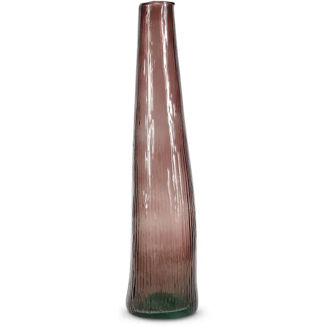 S&P Collection S|P Collection Vaas 9xH40cm bordeaux Twig Bordeaux/Transparent