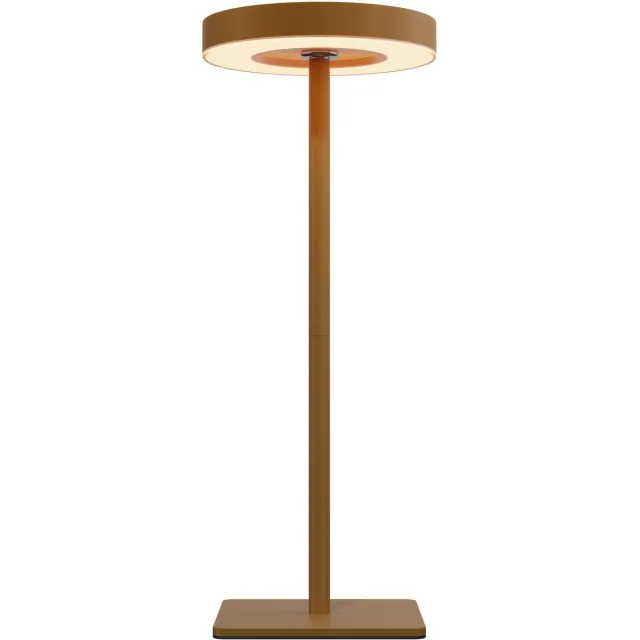 Nook Tafellamp Oplaadbaar - Brons - Draadloos - LED & 3 lichtstanden - Bureaulamp of nachtlampje