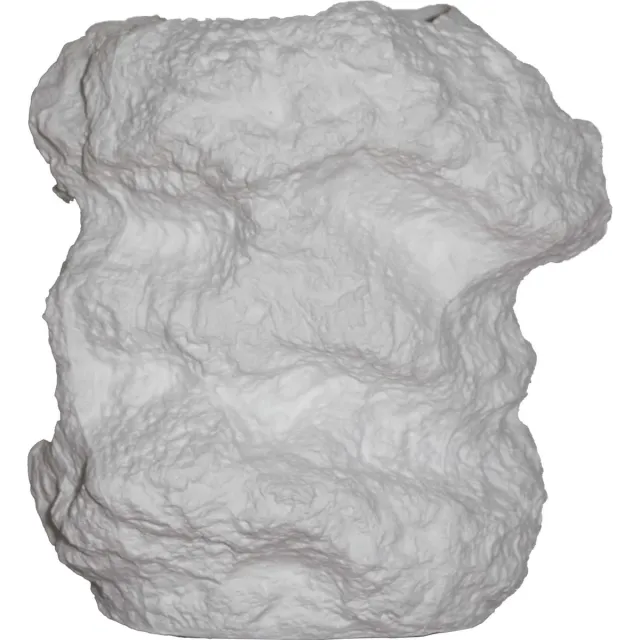Element Accessories Keramische vaas ; gelijkt op rots of steen, trendy natuurlijk design. CHU32WH wit