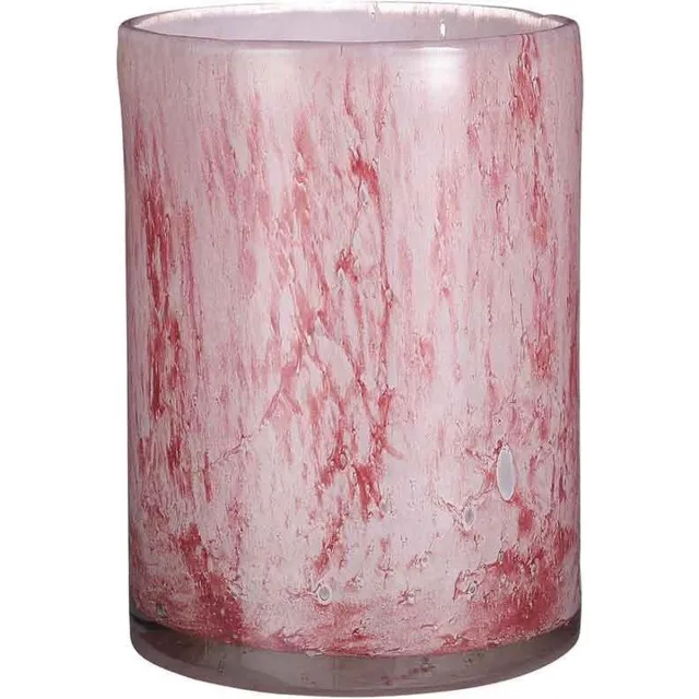 Mica Decorations Estelle - H23 x Ø17 cm - Glas - Lichtroze