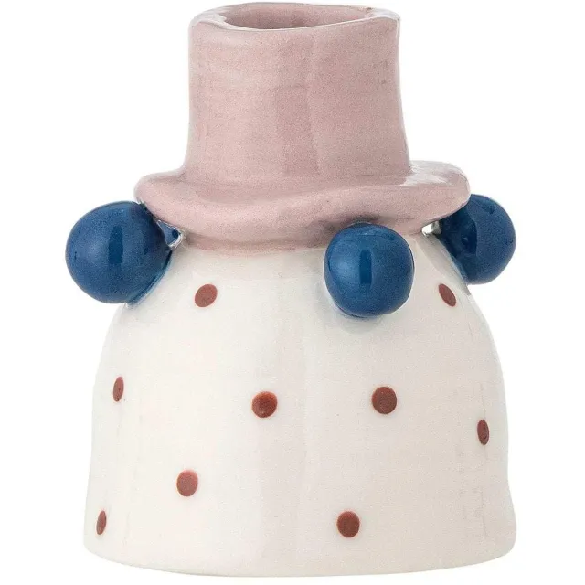 Bloomingville Kandelaar aardewerk roze Tacana 9cm [gid://shopify/Metaobject/303097905487,gid://shopify/Metaobject/307231457615]