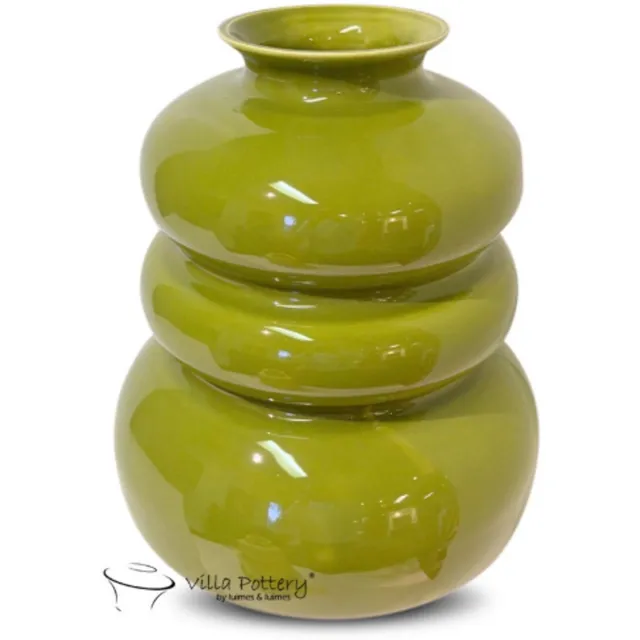 Villa Pottery Vaas - Villa Pottery - Decoratie - Woondecoratie - Keramiek - Waterdicht - Bolla Vie 1_3 S.Green Lichtgroen