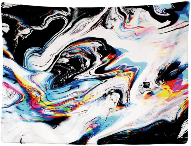 Ulticool Wandkleed binnen - Wandtapijt - Abstract - Kunst - Muurkleed - Wanddoek Stof - 200 x 150 cm - Wanddecoratie - Wandhanger - Muurhanger - Fotobehang - Poster - Ulticool - Decoratie - Woonkamer - Slaapkamer Veelkleurig