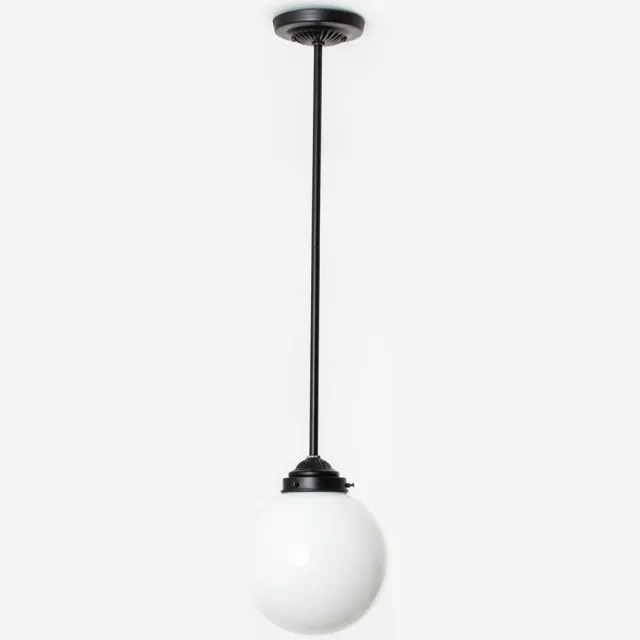 Coloured by Art Hanglamp Bol Ø 20 Moonlight - Art Deco Trade Zwart
