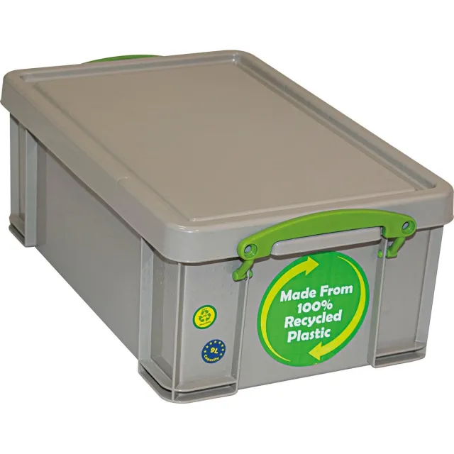 Really Useful Box opbergdoos 9 liter | gerecycleerd | grijs