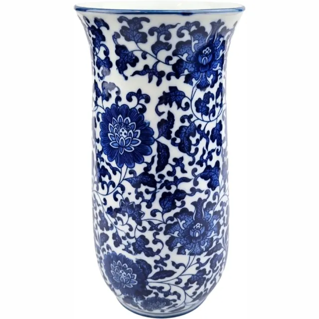 TraaGoods Delftsblauwe vaas (hoogte 20cm, opening 6cm)