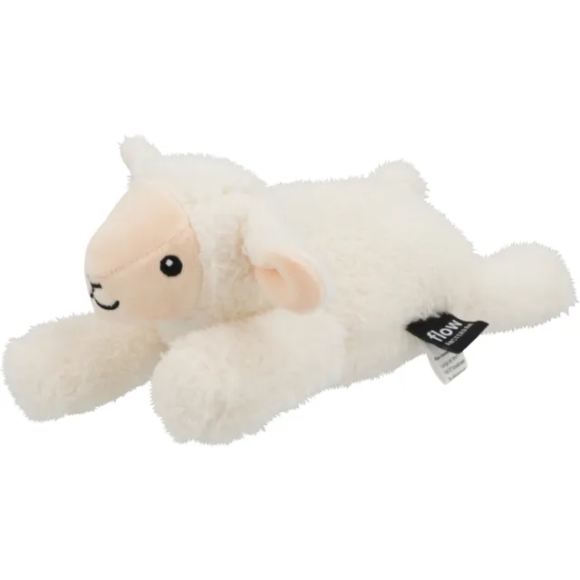 Flow Amsterdam Knuffellampje - Schaap Rosie - Rood & Wit licht - oplaadbaar Beige
