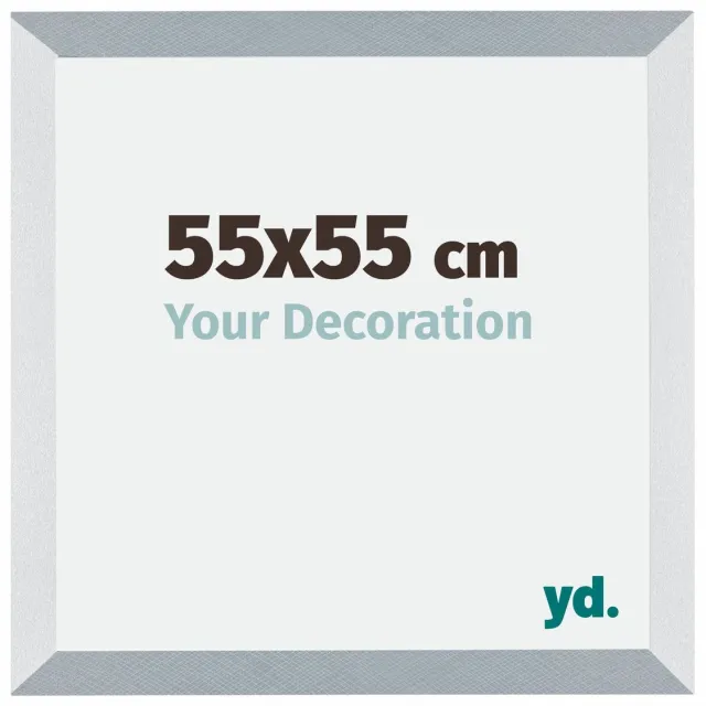 yd. Your Decoration - Fotolijst 55x55 cm - MDF - Aluminium Geborsteld - Mura