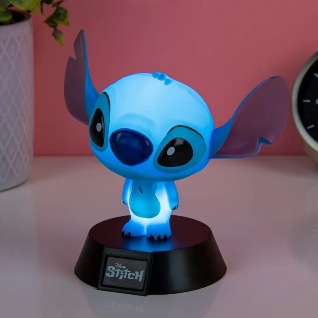 Disney , Nachtlampje Decoratief Karakter Stitch 11cm Lichtgevend, Bleu ciel