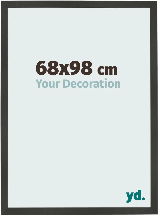 yd. Your Decoration - Fotolijst 68x98 cm - MDF - Antraciet - Bologna