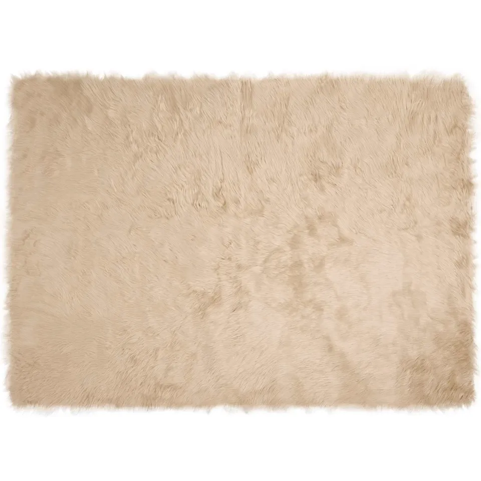 vidaXL Tapijt van imitatie TAFALLA Beige 160 x 230 cm Polyester
