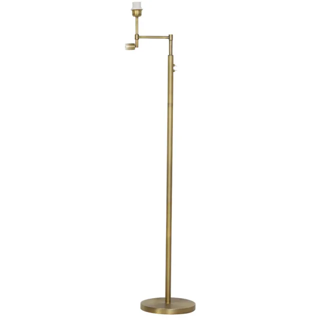 Light & Living Vloerlamp Montana antiek brons met led