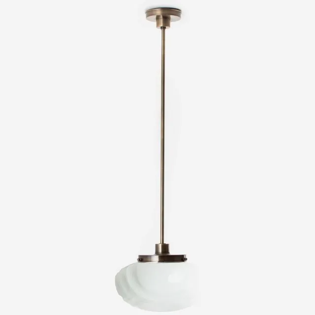 Coloured by Art Hanglamp Nouveau Swing Coupe 20's Brons - Art Deco Trade