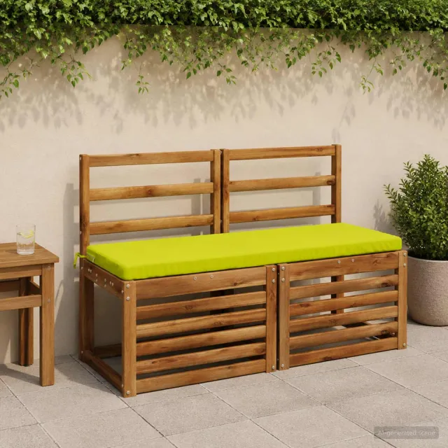 vidaXL Bankkussen SOEST 100% Polyester Helder groen 120 x 40 x 5 cm