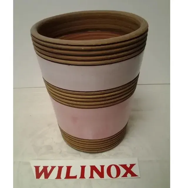 Wilinox Vaas TTC 1048 C Roos omtrek 17 cm hoogte 20 cm
