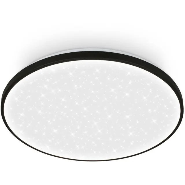 Briloner Luxion - LED Plafondlamp sterrenhemel - neutral wit licht - zwart - Ø48cm