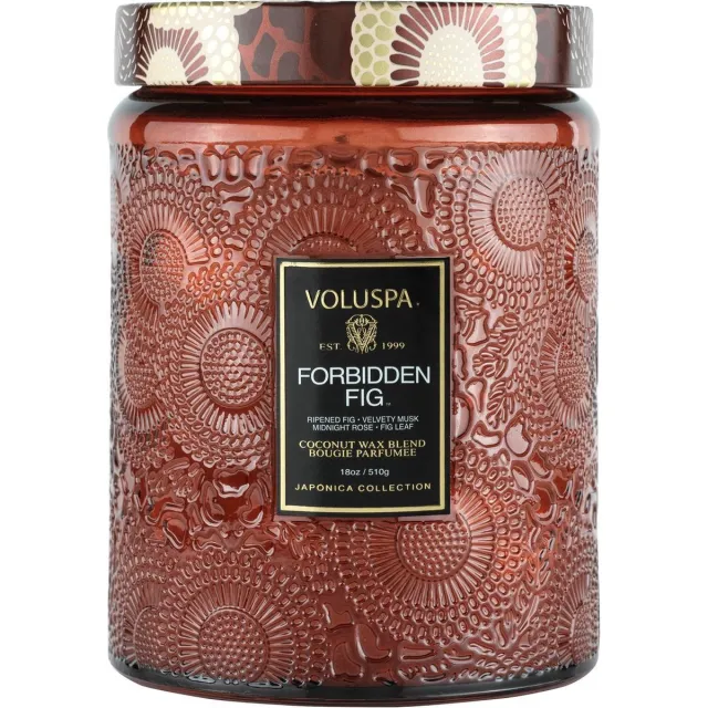 Voluspa Forbidden Fig Large Jar Bruin