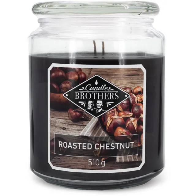 Candle brother Candle-Brothers Geurkaars - geroosterde kastanje donkerbruin