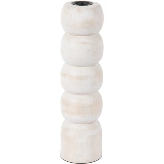 Present Time Kandelaar Modelar Large - White wash Wit