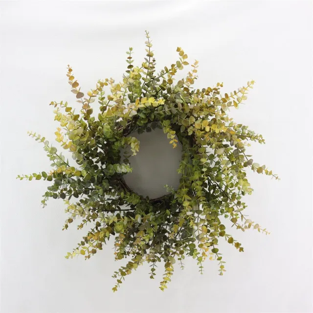 homebound by ky Eucalyptus krans | krans | 50x50cm | kunstplant Groen