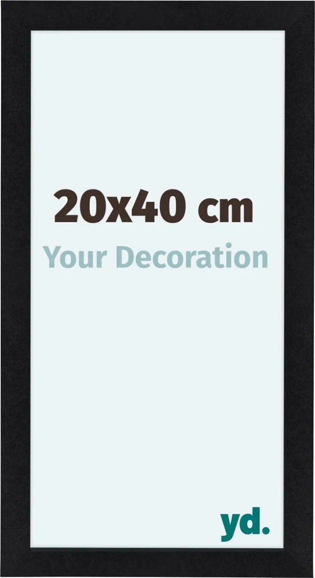 yd. Your Decoration - Fotolijst 20x40 cm - MDF - Zwart Mat - Como