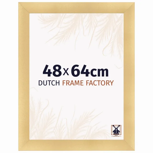 Dutch Frame Factory Fotolijst 48x64 cm - MDF - Goud Mat - Praag