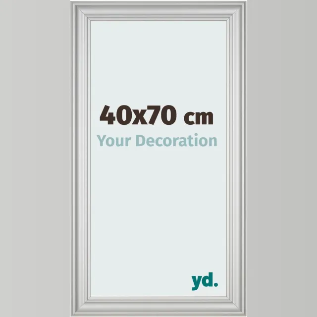 yd. Your Decoration - Fotolijst 40x70 cm - MDF - Zilver Mat - Lazio