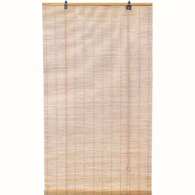Barori Bamboebaas® bamboe rolgordijn Dani - Bruin - 100x160 cm - Natuurlijke look - Zonwerend - Duurzaam bamboe - Lichtdoorlatend - Geschikt voor binnen en buiten - Eenvoudige montage