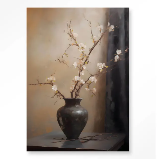 Urban Cotton Wandkleed Light Blossom Vase 110x145 cm