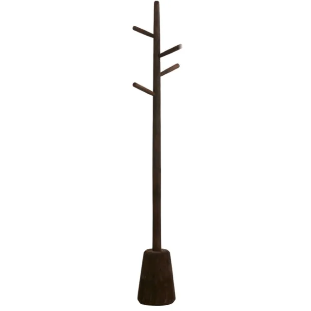 Kapstok Yenice hout chocolade bruin