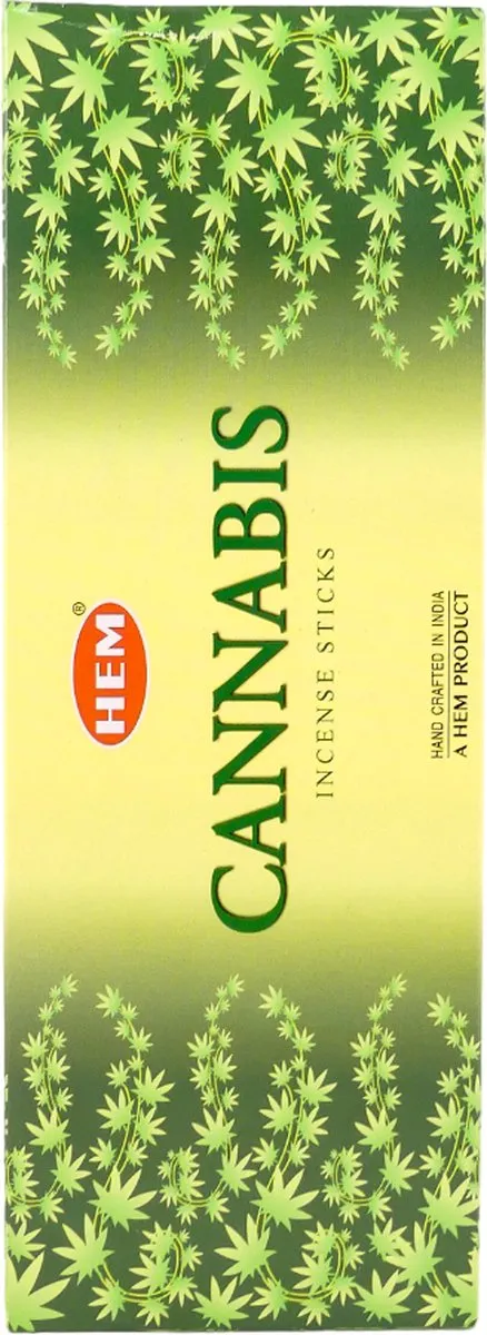 HEM Wierook - Cannabis - Slof (6 pakjes/120 stokjes) Transparant