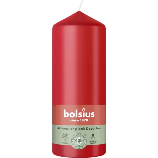Bolsius Stompkaars 150/58 Delicaat Rood