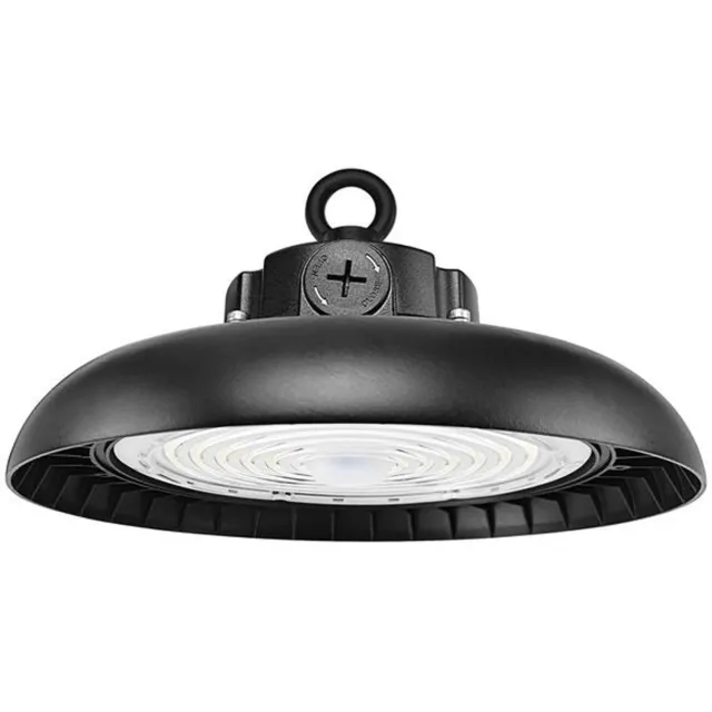 Tsong LED high bay UFO 100W - CCT 3000K/4000K/6000K - 15.000 lm - instelbaar 60/80/100W - 0-10V dimbaar - IP65 - 230V Instelbaar wit 3000K/4000K/6000K