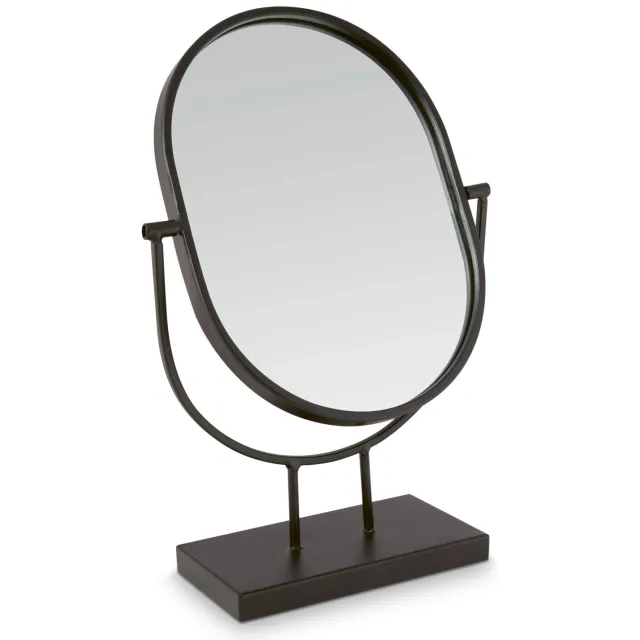 vtwonen tafelspiegel Oval (31,1x20,3 cm) zwart