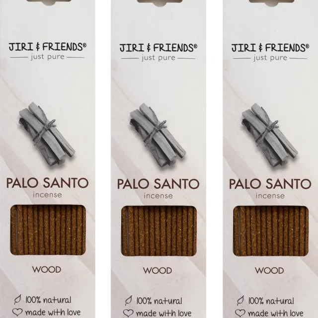 Jiri & Friends Wierook Palo Santo voordeelpak 3 stuks bruin