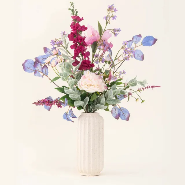 Easyplants Zijden kunstbloemen boeket Amethyst Romance Paars