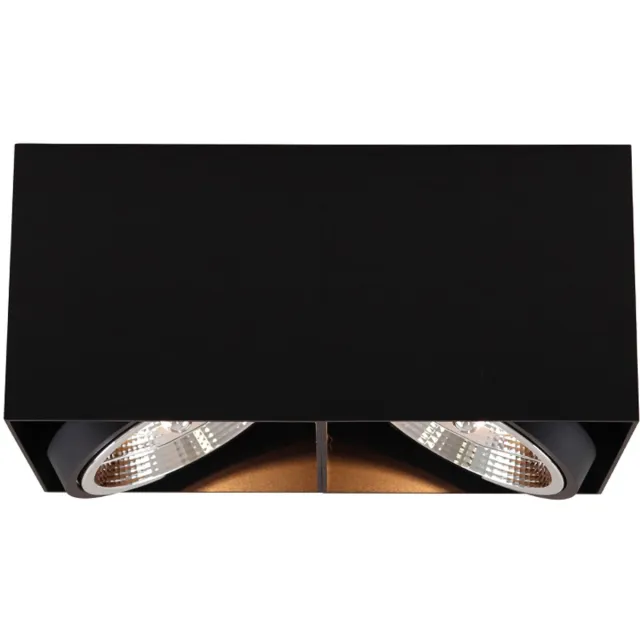 Olucia MARIO - Opbouw Downlight - Zwart - Vorm: Vierkant