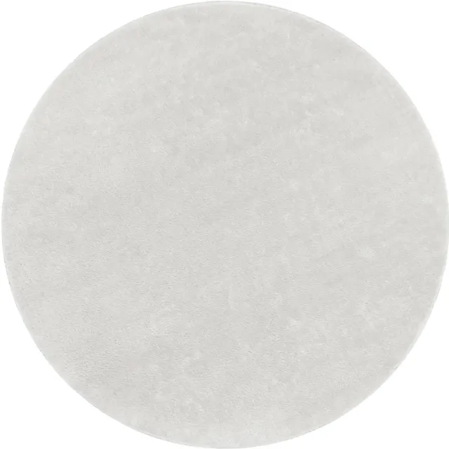 TT Home Woonkamer korte pool effen modern design wasbaar 80 x 80 cm Vierkant 80 x 80 cm Vierkant zilver