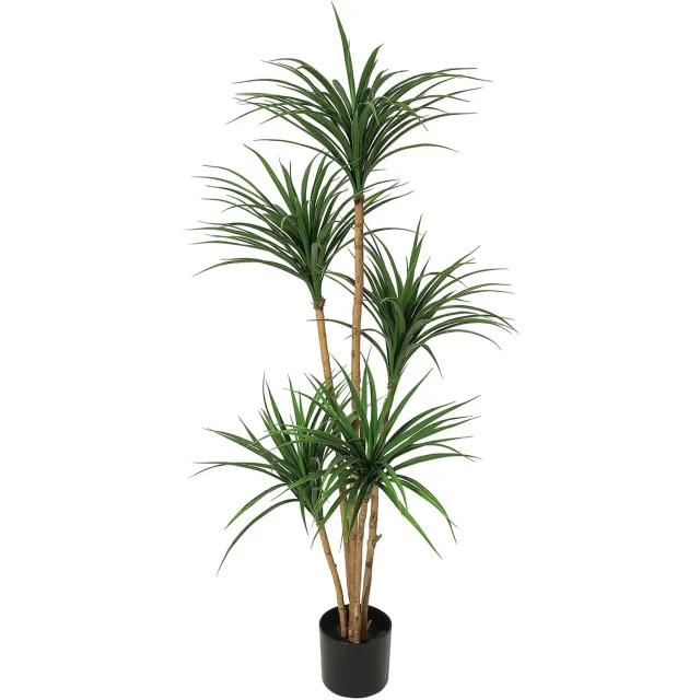 Triumpunpre 150cm Zeer levensechte kunstmatige Dracaena: decoratieve kunstplant met vormbare takken voor woning en kantoor