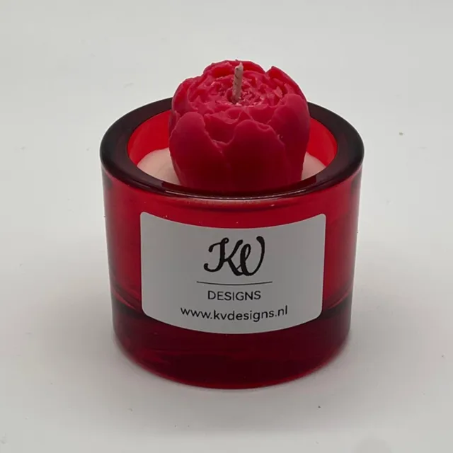 KV designs Kaars in glazen pot - 451
